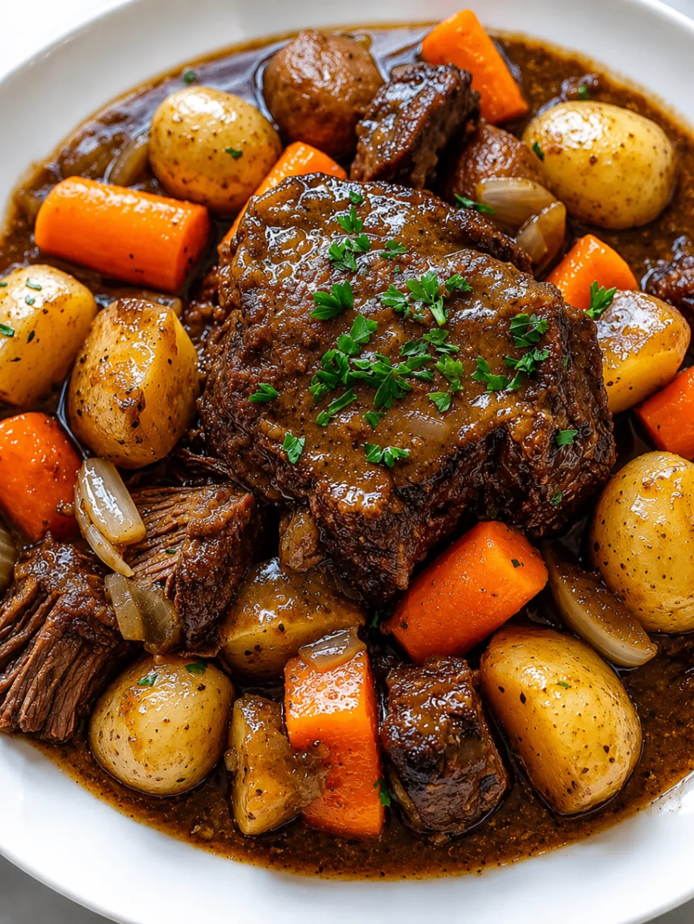 Beef protein soup with potatoes and carrots